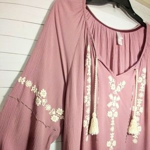 Dusty Rose Tunic